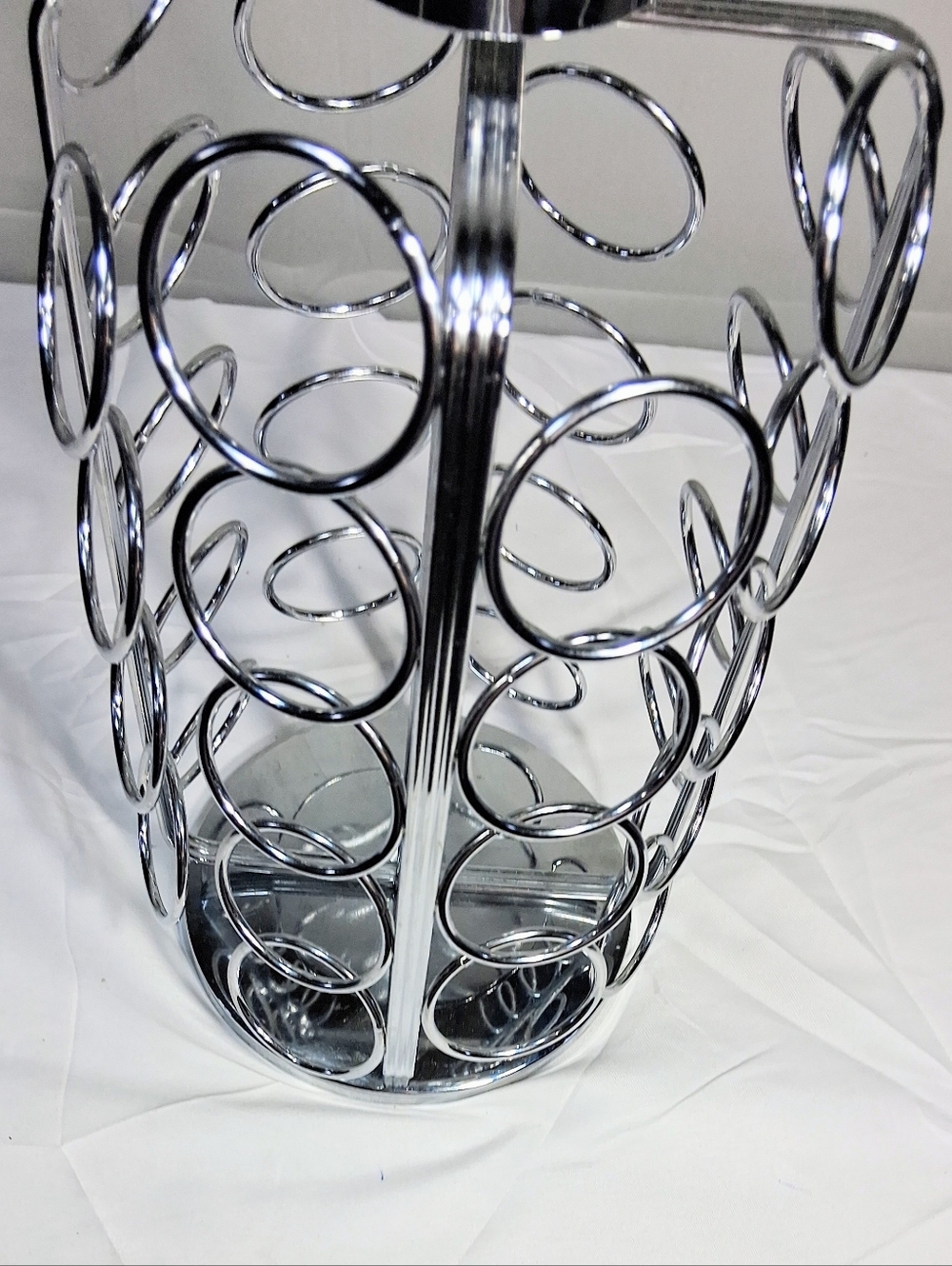 36 Cup Keurig Kcup Lazy Susan Silver Like New Stand - Picture 4 of 9